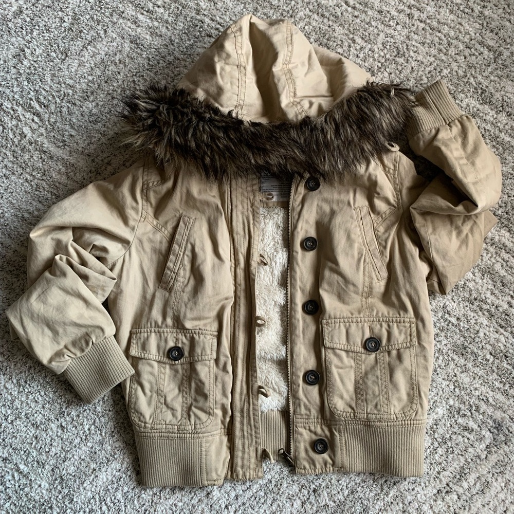 Aeropostale Fur Lined Winter Jacket